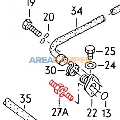 Double thread stud M6x22 mm / M6x14 mm