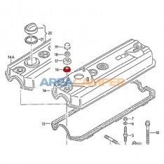 Rocker cover mounting sealing ring 1.9L D (1X,1Y), 1.9l TD (ABL,AAZ) and 1.9L TDI (1Z,AFN)