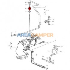 Oil filter bracket threaded adapter VW T3 1.6L TD (JX) or Turbo feed pipe VW T4 1.9L TD ABL (1991-1995)