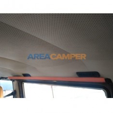 Embelezador interior guía superior porta de correr, 119 cm, branco