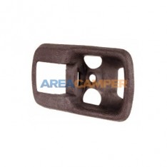 Interior door handle surround, brown