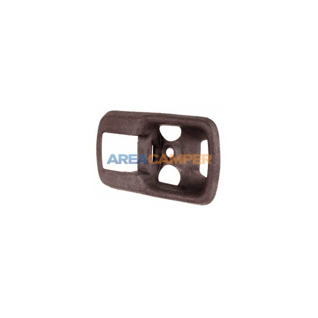 Interior door handle surround, brown