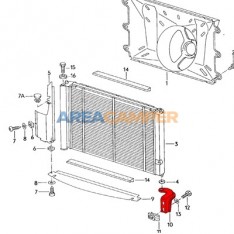 VW T3 left radiator bracket