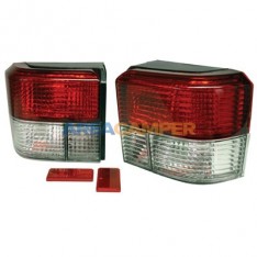 Tail lights set VW T4 (1991-2003), Crystal clear and red