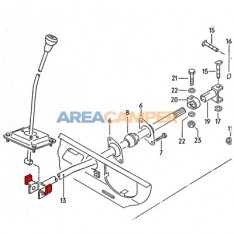 Repair bushing for front 4 speed selector shaft