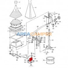 Gear linkage clevis VW T4