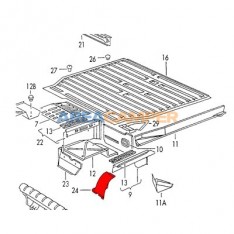 Left front wheel housing