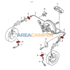 Retaining clip for brake hose (05/1979-07/1982)