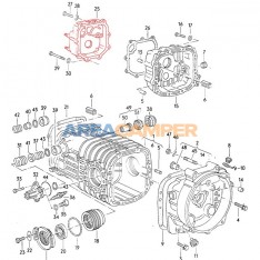 Front housing VW T3 094 manual 4 and 5 speed gearboxes on water-cooled engines