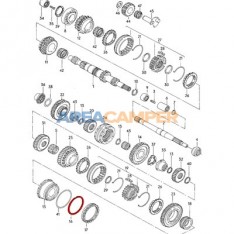 Sonda Lambda motor VW T3 2.1L (SS,SR,MV), calefactada