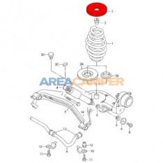 Rear upper spring seat, 12.2 mm