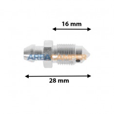 Brake caliper M10x1.0 bleed...