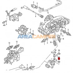 Sonda Lambda motor VW T3 2.1L (SS,SR,MV), calefactada